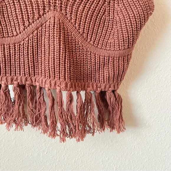 Free People Orange Ribbed Bustier Camisole - Picture 3 of 4